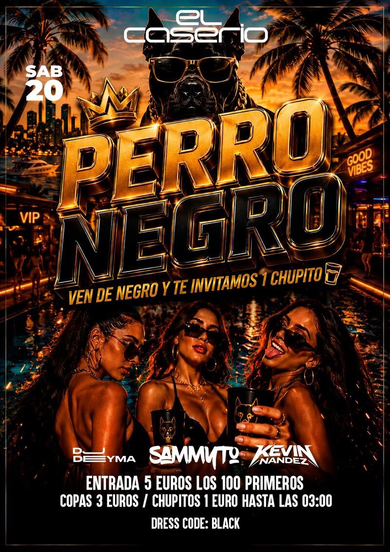 Perro Negro - El Caserio - Sabado 20 junio
