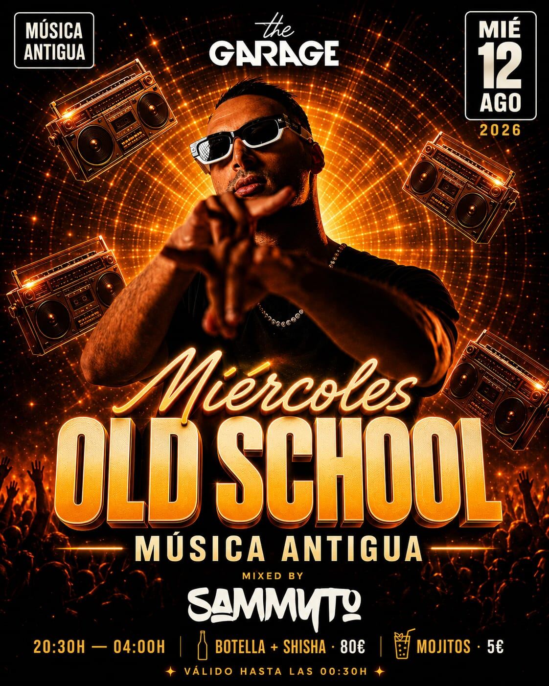 Miercoles Old School - Musica Antigua - SammyTo - The Garage