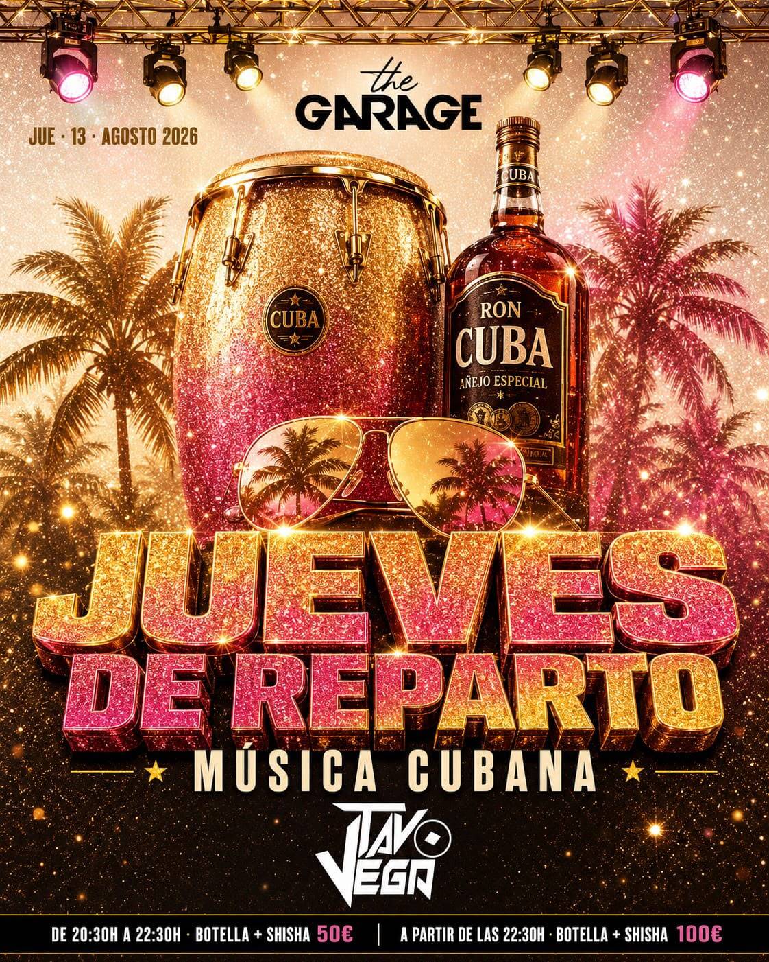 Jueves de Reparto - Musica Cubana - Tavo Vega - The Garage